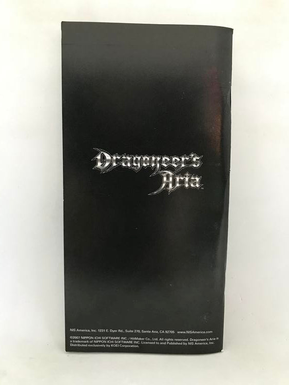 DRAGONEER'S ARIA (COMPLETE IN BOX) (usagé)