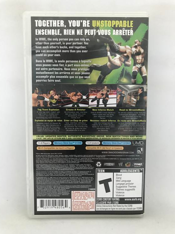 WWE SMACKDOWN VS RAW 2009 (COMPLETE IN BOX) (usagé)