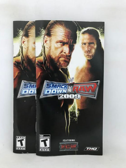 WWE SMACKDOWN VS RAW 2009 (COMPLETE IN BOX) (usagé)