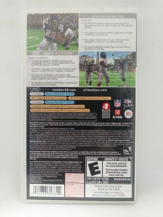 MADDEN NFL 09 (COMPLETE IN BOX)