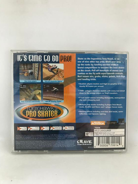 TONY HAWK'S PRO SKATER (COMPLETE IN BOX) (usagé)