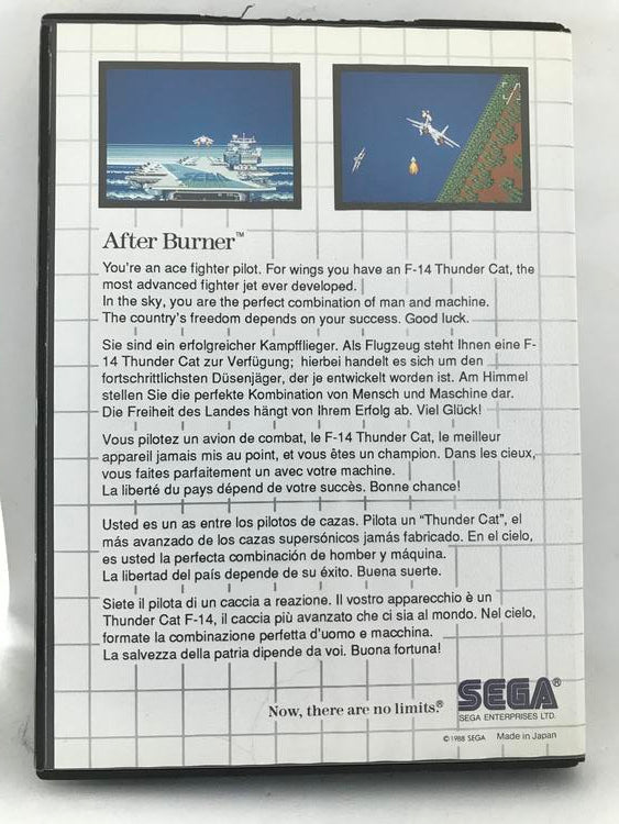 AFTER BURNER (COMPLETE IN BOX)