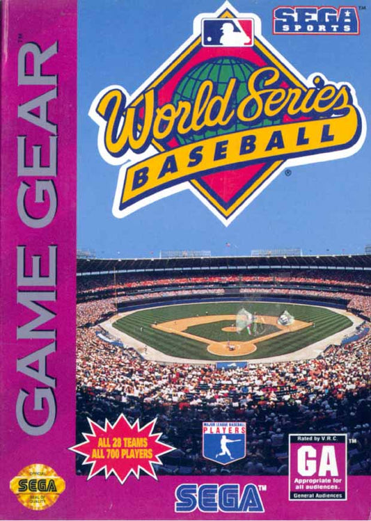 GAME GEAR WORLD SERIES BASEBALL