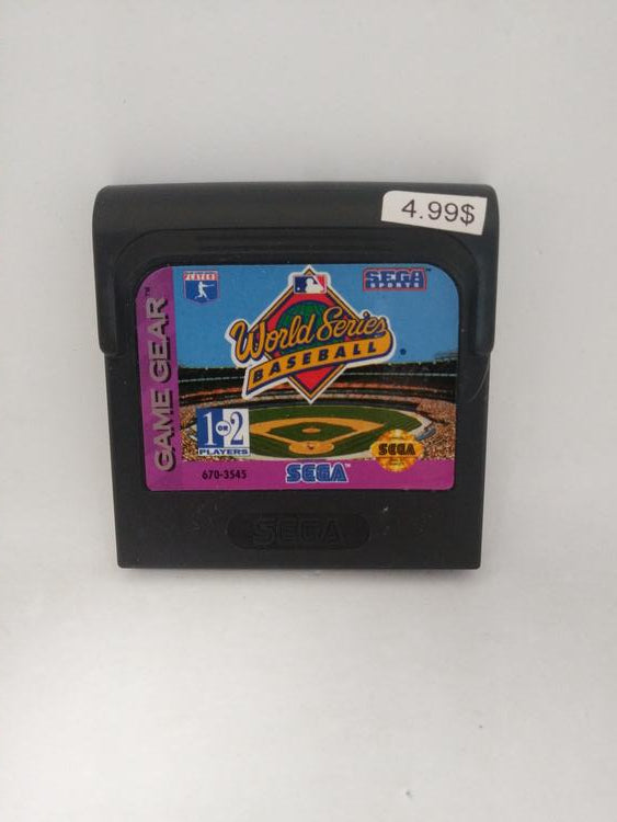 GAME GEAR WORLD SERIES BASEBALL (usagé)