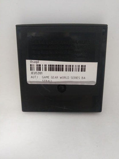 GAME GEAR WORLD SERIES BASEBALL (usagé)