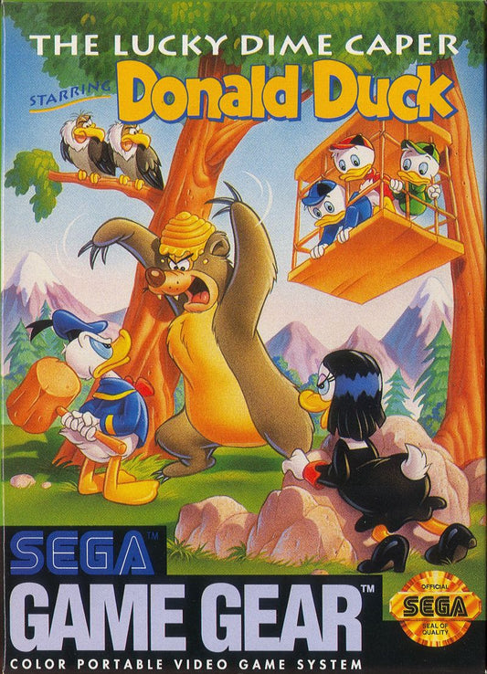 GAME GEAR THE LUCKY DIME CAPER FEATURING DONALD DUCK