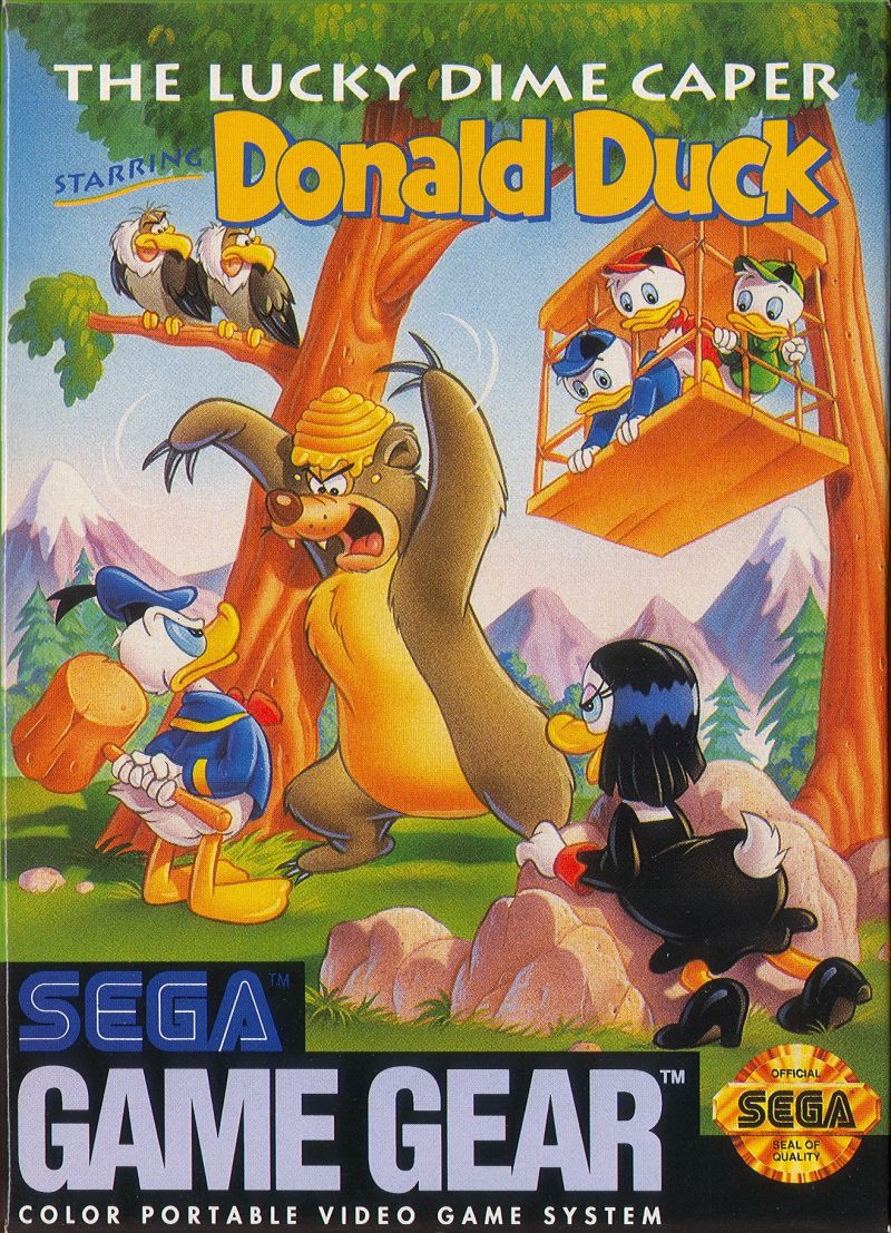 GAME GEAR THE LUCKY DIME CAPER FEATURING DONALD DUCK (usagé)