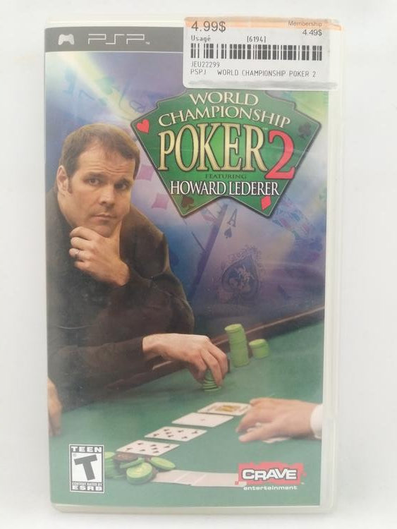 WORLD CHAMPIONSHIP POKER 2 (COMPLETE IN BOX) (usagé)