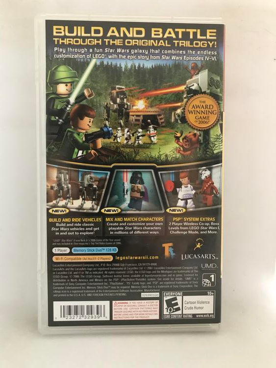 LEGO STAR WARS II THE ORIGINAL TRILOGY GREATEST HITS (COMPLETE IN BOX)