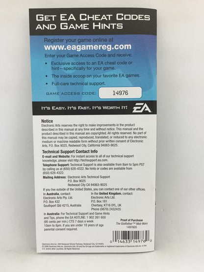 THE GODFATHER MOB WARS (COMPLETE IN BOX)