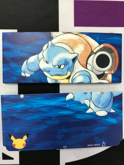 POKEMON 20TH ANNIVERSARY EDITION BLUE VERSION TOP AND BOTTOM PLATES (NEW 3DS)