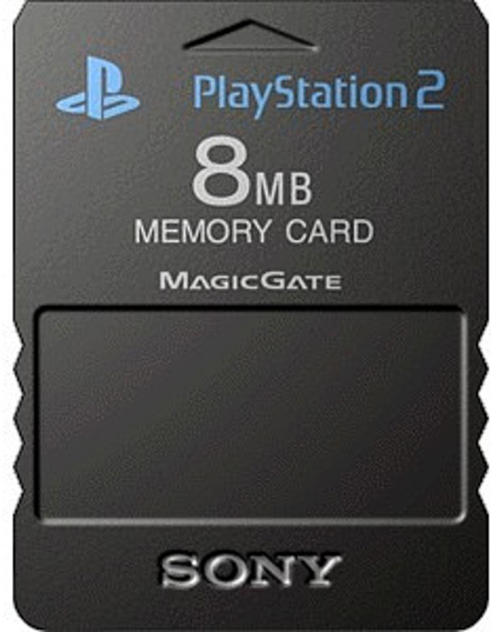 MEMORY CARD BLACK SONY (PS2)