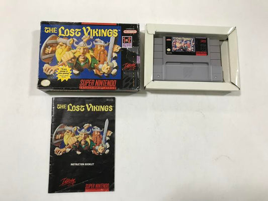 THE LOST VIKINGS (COMPLETE IN BOX)