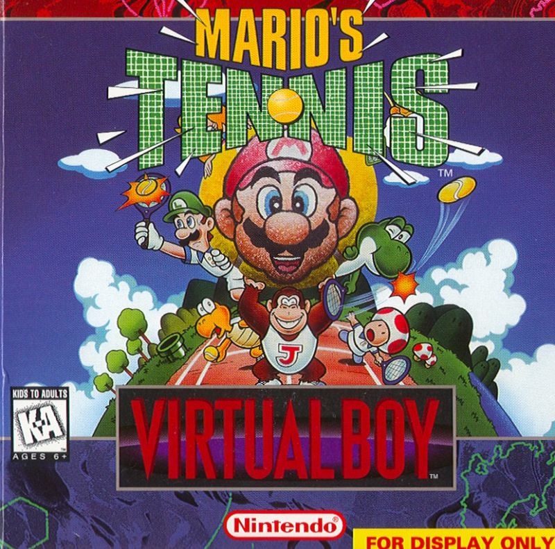 VIRTUAL BOY MARIO'S TENNIS