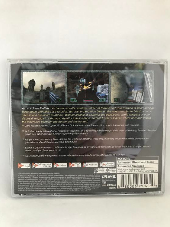 SOLDIER OF FORTUNE (COMPLETE IN BOX)