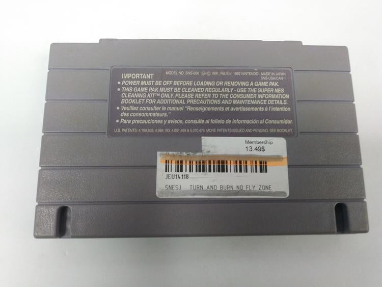 TURN AND BURN NO FLY ZONE