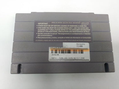 TURN AND BURN NO FLY ZONE