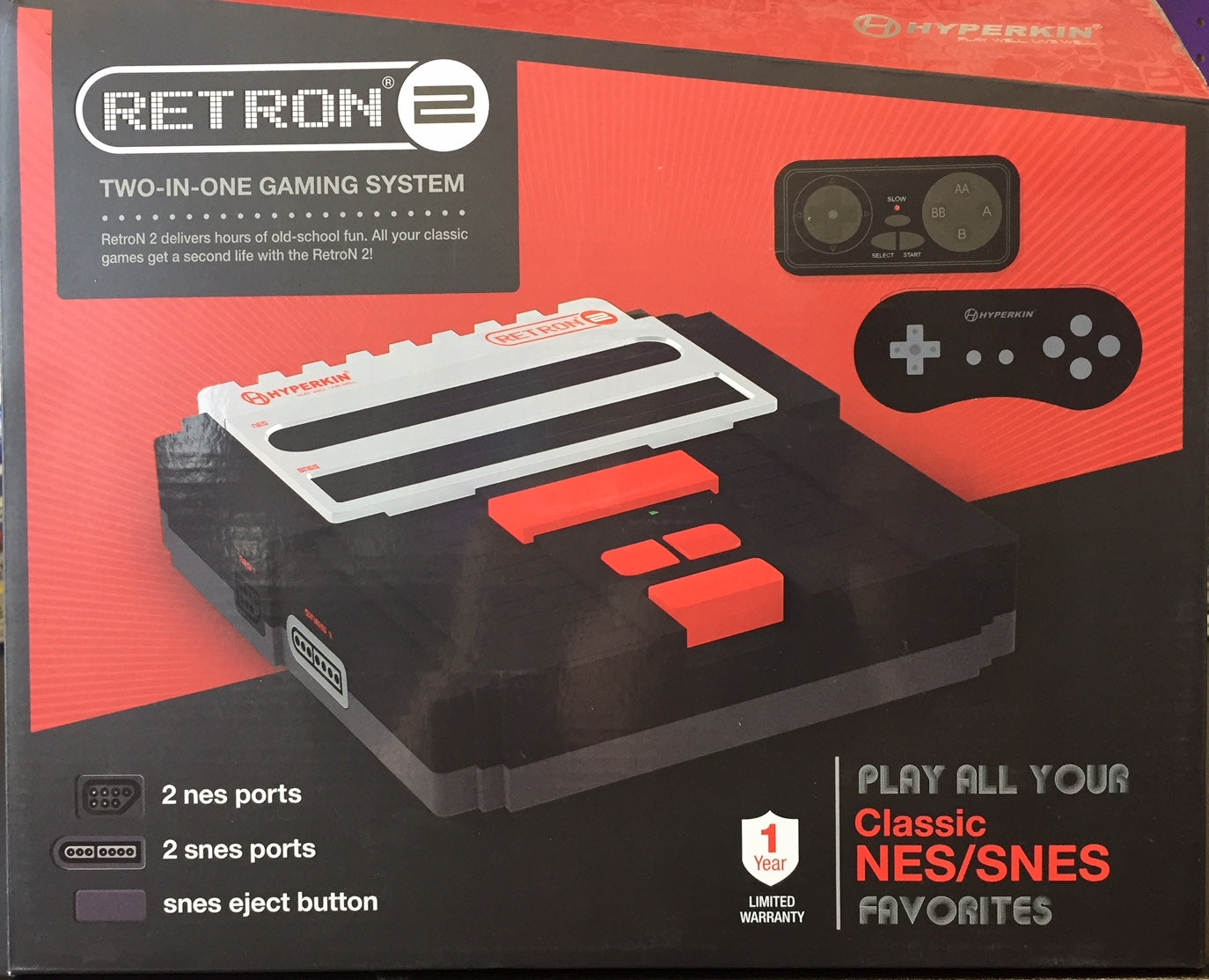 RETRON 2 BLACK/RED (used)