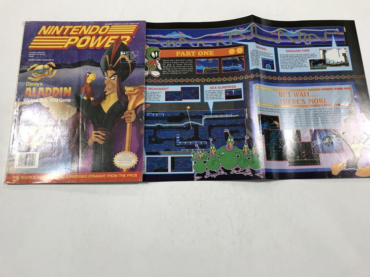 NINTENDO POWER GAMER MAGAZINE VOLUME 55 WITH POSTER - DISNEY'S ALADDIN (usagé)