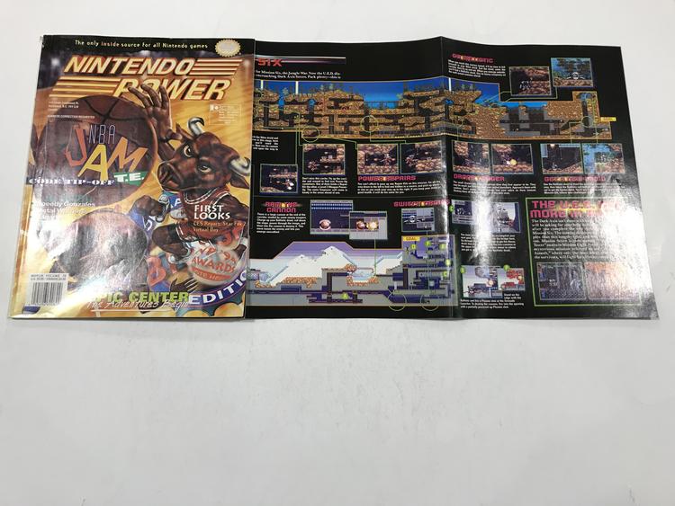 NINTENDO POWER GAMER MAGAZINE VOLUME 70 WITH POSTER - NBA JAM T.E.
