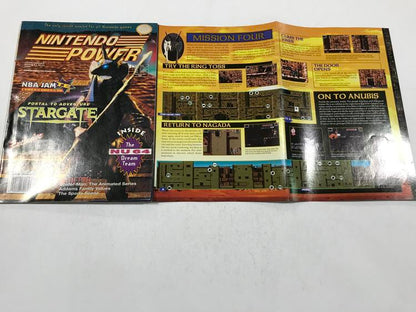 NINTENDO POWER GAMER MAGAZINE VOLUME 71 WITH POSTER - STARGATE