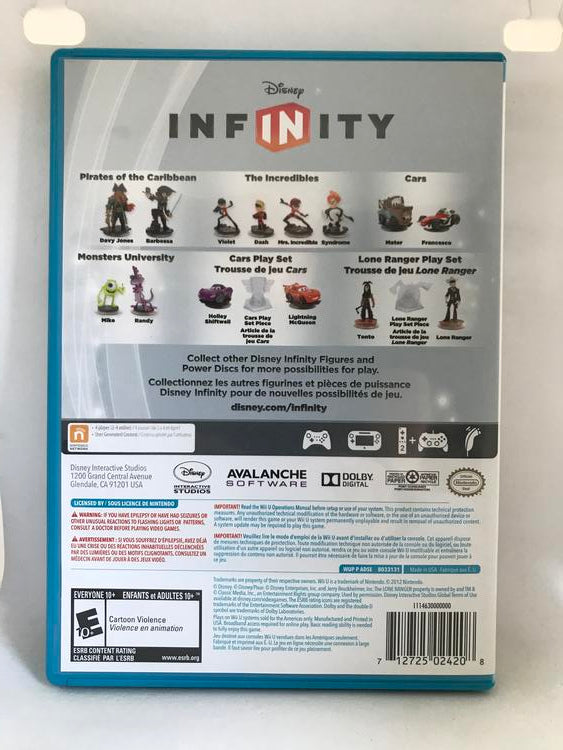 DISNEY INFINITY GAME ONLY (COMPLETE IN BOX)