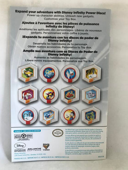 DISNEY INFINITY GAME ONLY (COMPLETE IN BOX)