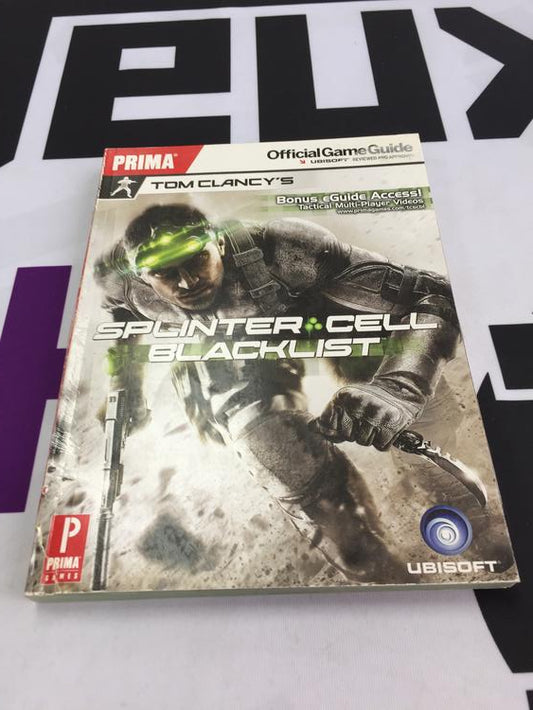 HINT BOOK SPLINTER CELL BLACKLIST (usagé)