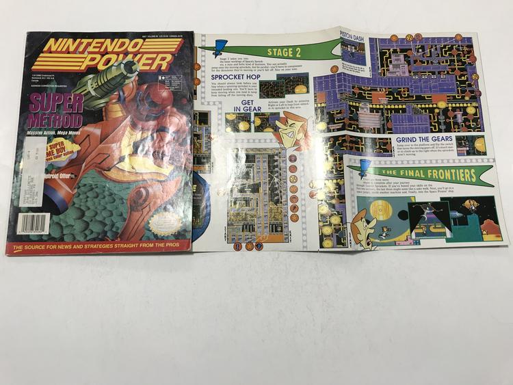 NINTENDO POWER GAMER MAGAZINE VOLUME 60 WITH POSTER - SUPER METROID (usagé)