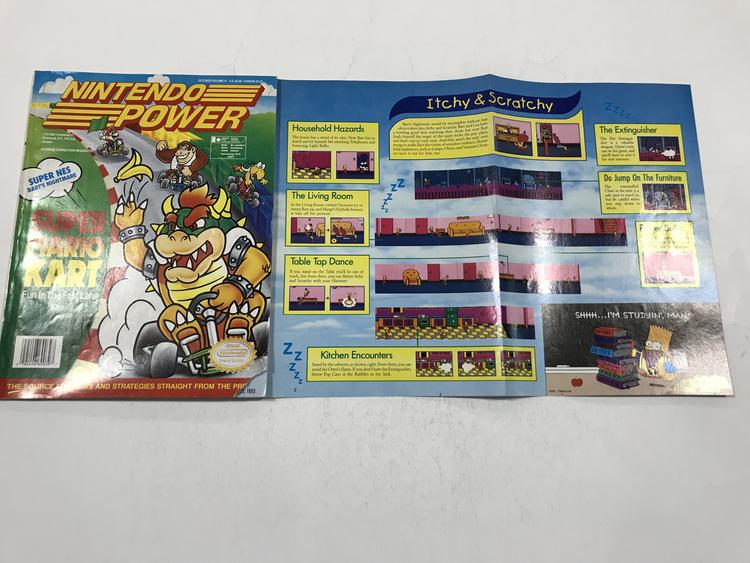 NINTENDO POWER GAMER MAGAZINE VOLUME 41 WITH POSTER - SUPER MARIO KART