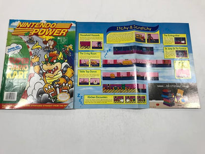 NINTENDO POWER GAMER MAGAZINE VOLUME 41 WITH POSTER - SUPER MARIO KART