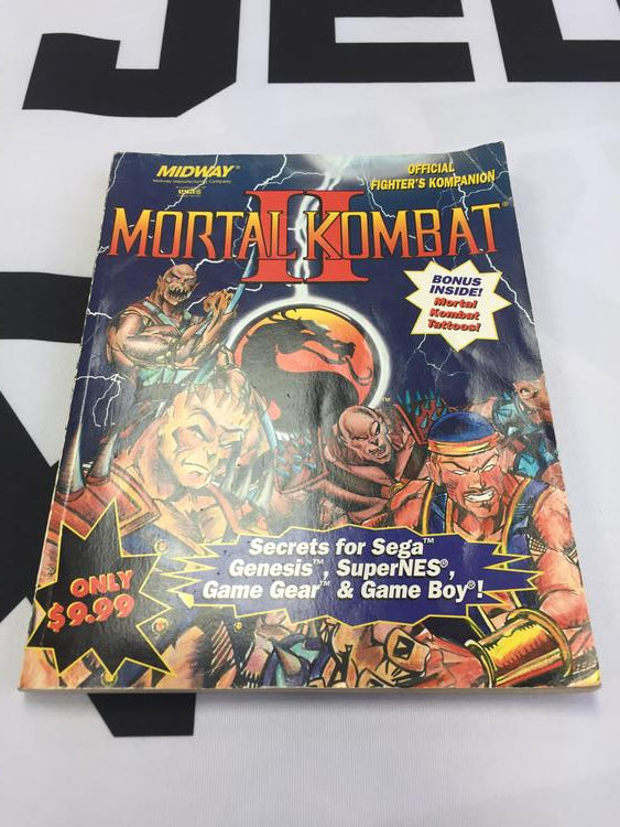 HINT BOOK MORTAL KOMBAT II OFFICIAL FIGHTER'S KOMPANION