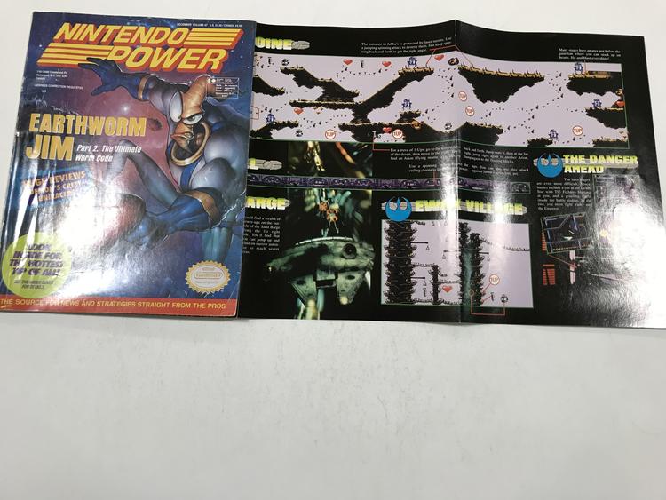 NINTENDO POWER GAMER MAGAZINE VOLUME 67 WITH POSTER - EARTHWORM JIM (usagé)
