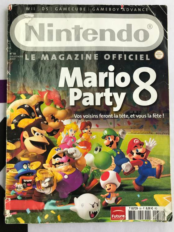 NINTENDO LE MAGAZINE OFFICIEL MARIO PARTY 8 #58