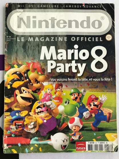 NINTENDO LE MAGAZINE OFFICIEL MARIO PARTY 8 #58