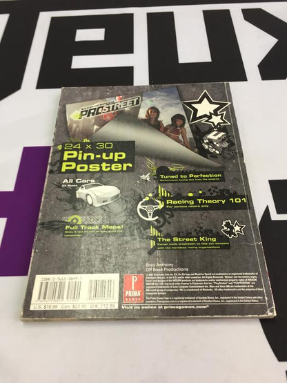 HINT BOOK NEED FOR SPEED PROSTREET (usagé)