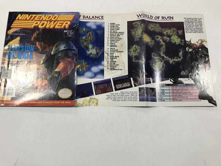 NINTENDO POWER GAMER MAGAZINE VOLUME 65 WITH POSTER - ILLUSION OF GAIA (usagé)