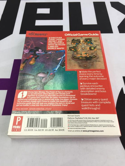 HINT BOOK EPIC MICKEY 2 THE POWER OF TWO (usagé)