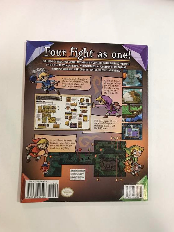 HINT BOOK THE LEGEND OF ZELDA FOUR SWORDS ADVENTURES