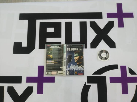 METAL GEAR SOLID PORTABLE OPS PLUS (WITH BOX) (usagé)
