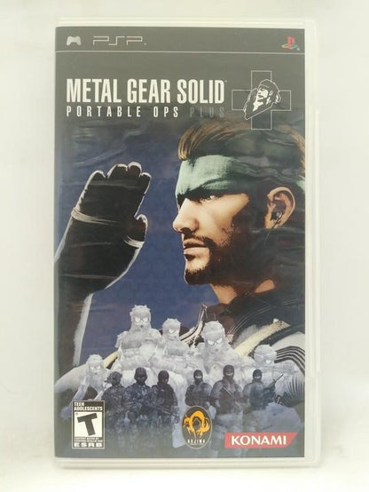 METAL GEAR SOLID PORTABLE OPS PLUS (WITH BOX)