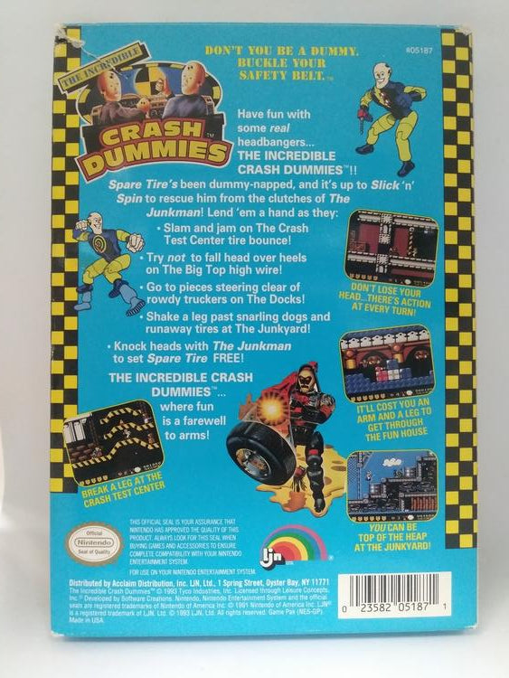 THE INCREDIBLE CRASH DUMMIES (WITH BOX)