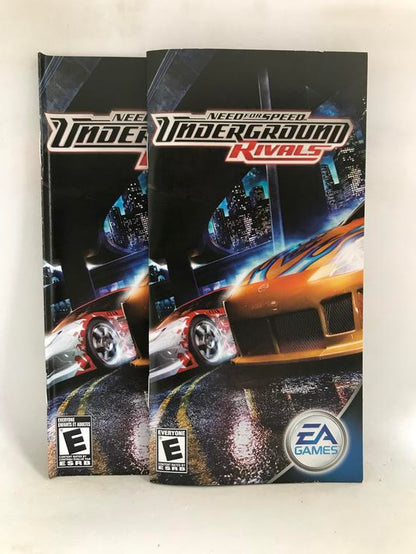 NEED FOR SPEED UNDERGROUND RIVALS (COMPLETE IN BOX) (usagé)