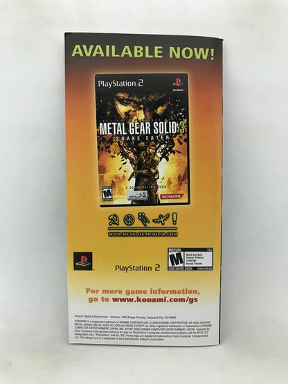 METAL GEAR ACID (COMPLETE IN BOX) (usagé)