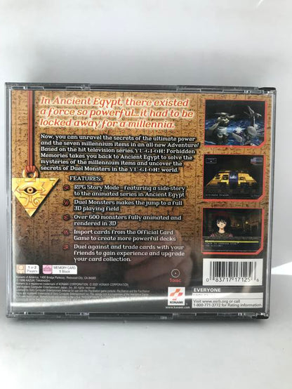 YU-GI-OH FORBIDDEN MEMORIES (COMPLETE IN BOX) (usagé)