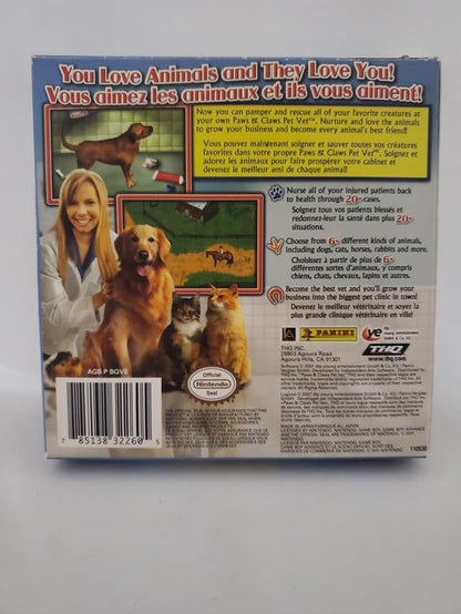 PAWS & CLAWS PET VET (COMPLETE IN BOX)