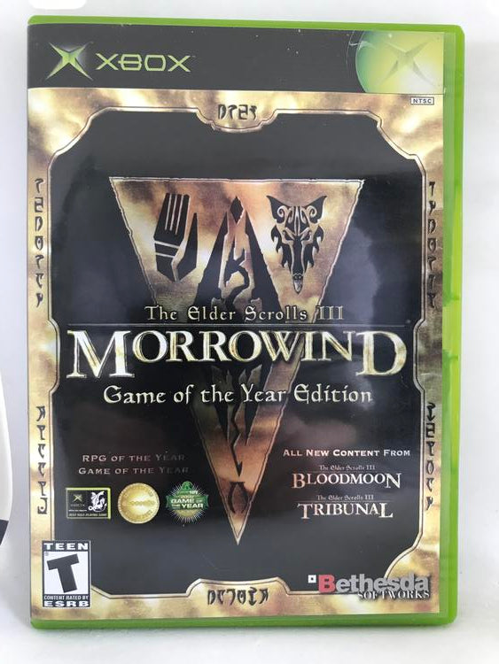 THE ELDER SCROLLS III MORROWIND GAME OF THE YEAR EDITION (COMPLETE IN BOX)