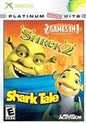 SHREK 2 AND SHARK TALE 2 IN 1 (COMPLETE IN BOX)