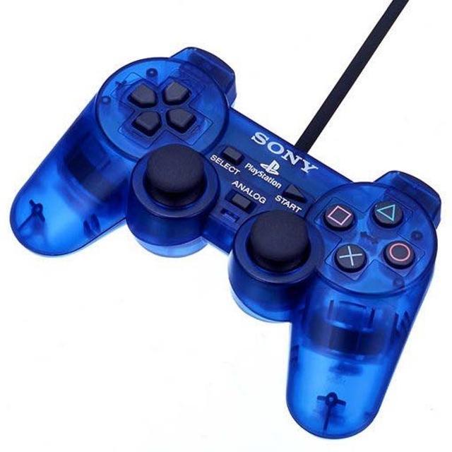 WIRED CONTROLLER OCEAN BLUE SONY (PS2)
