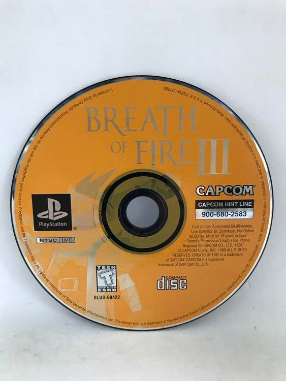 BREATH OF FIRE III (COMPLETE IN BOX)